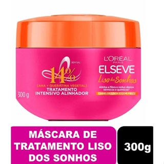 Máscara Elseve Liso dos Sonhos Super Alinhador 300g em Oferta na Shopee