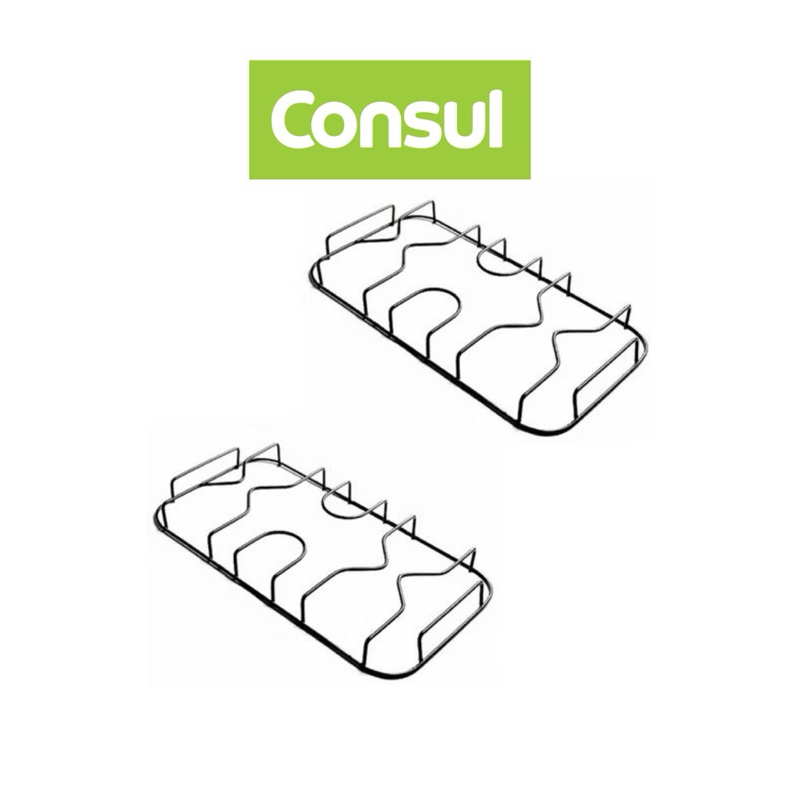 Kit 2 Grelhas Para Fogão 4 Bocas Consul Facilit Sem Pino