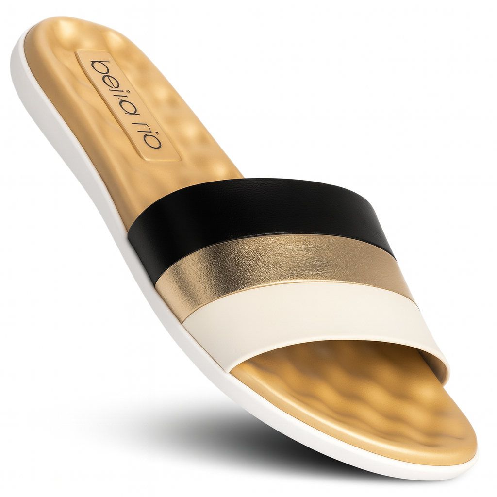 Sandália Beira Rio Feminina Papete Rasteira Conforto 8360 - Women Shoes