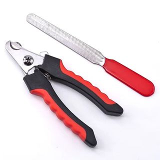 Kit Cortador Alicate + Lixa De Unha Gatos E Cães Grande Alicate Cortador de Unha Pet para…