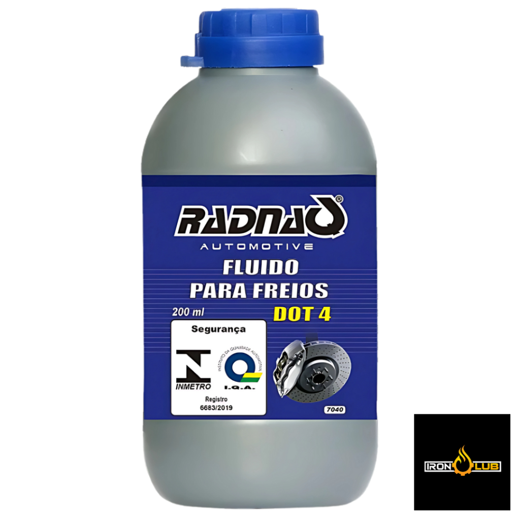 FLUIDO DE FREIOS RADNAQ DOT4 200ML em Oferta na Shopee