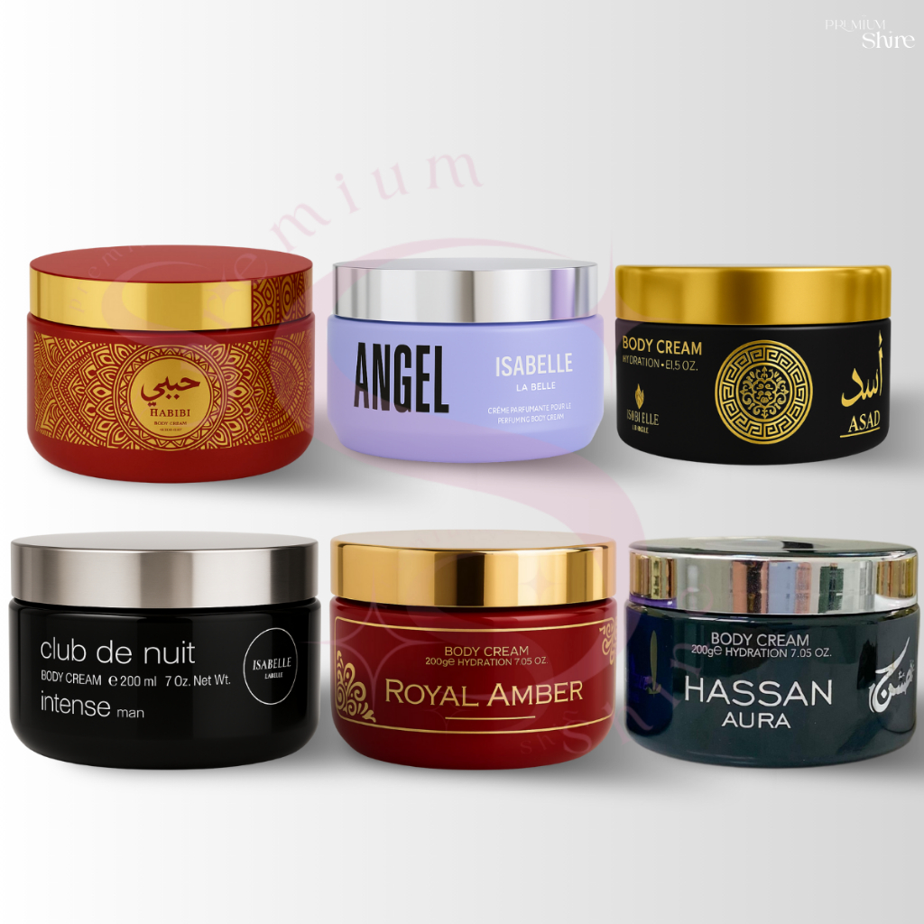 Hidratante Árabe Angel Isabelle la Belle Pasta Creme Concentrado em Pote 200g Club de Nuit Royal em Oferta na Shopee