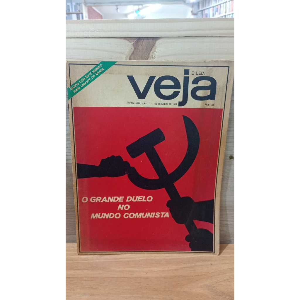 REVISTA VEJA NÚMERO 1- O GRANDE DUELO NO MUNDO COMUNISTA.
