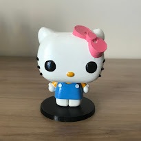 Boneco colecionavel HELLO KITTY Figura Decorativa Action Figure Impressao 3d