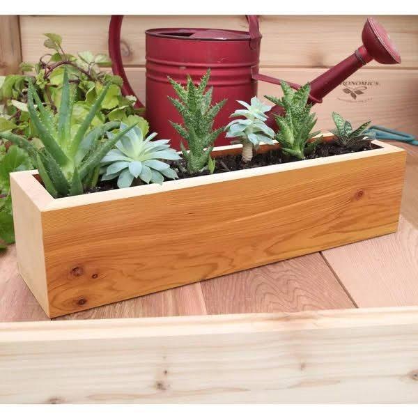 Cachepot cachepôs de madeira pinus suporte para plantas jardim de mesa