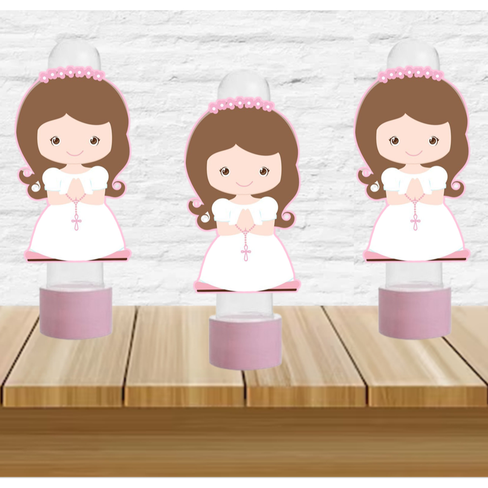 50 APLIQUES PERSONALIZADOS ANJINHA MENINA - SEM RECORTE - LEMBRANCINHAS DE ANIVERSÁRIO, CHÁ REVELAÇÃO, FESTAS