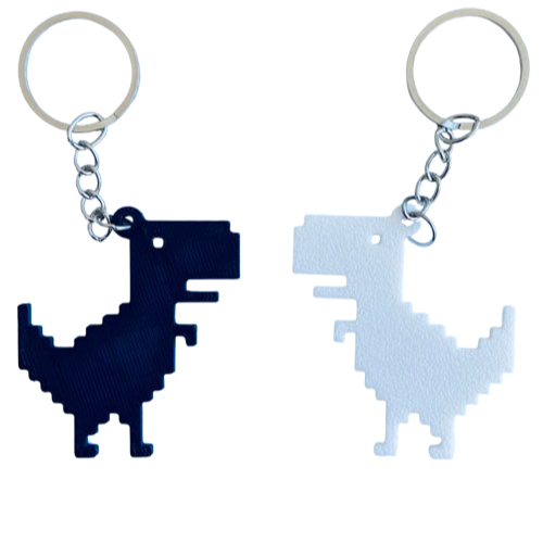 Dois Chaveiros Dinossauro T-Rex Jogo Offline (navegador sem internet) em Oferta na Shopee