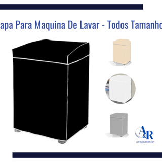Capa Para Maquina De Lavar Impermeável Todas Marcas E Tamanhos Brastemp Electrolux Consul em Oferta na Shopee