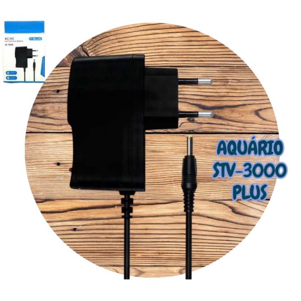 Fonte de Alimentação Compativel  Aparelho Aquário STV-3000 Plus  5V 2A