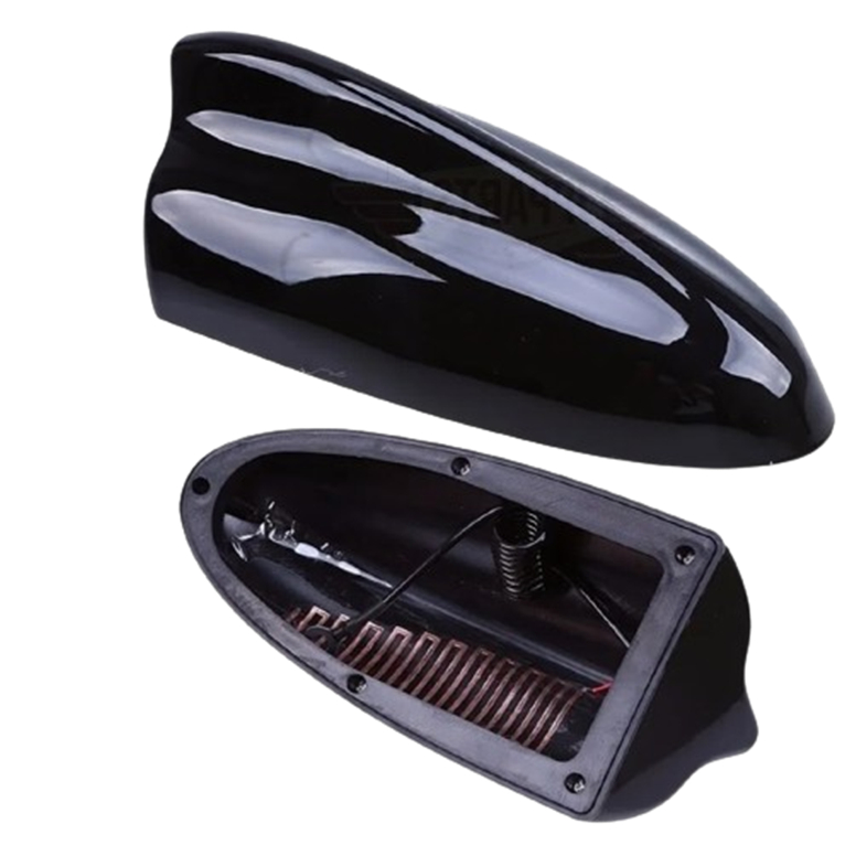 Acessorios Mitsubishi Antena Tubarao Lancer Eclipse ASX Pajero Outlander  L200 Triton Black Piano