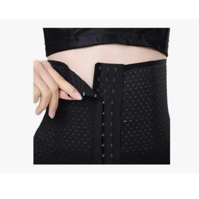 Cinta Elastique Feminina Modeladora Redutor Afina Cintura preta