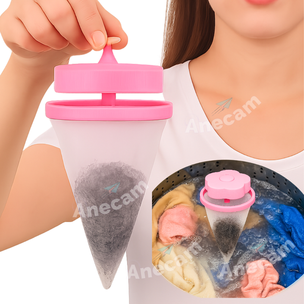 Filtros Coletor de Pelos Reutilizável Máquina de Lavar Protege Roupas Retém Pelos Fiapos Impurezas