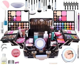 kit de maquiagem blogueira completo com pinceis, 10 itens(obs não acompanha a maleta) em Oferta na Shopee