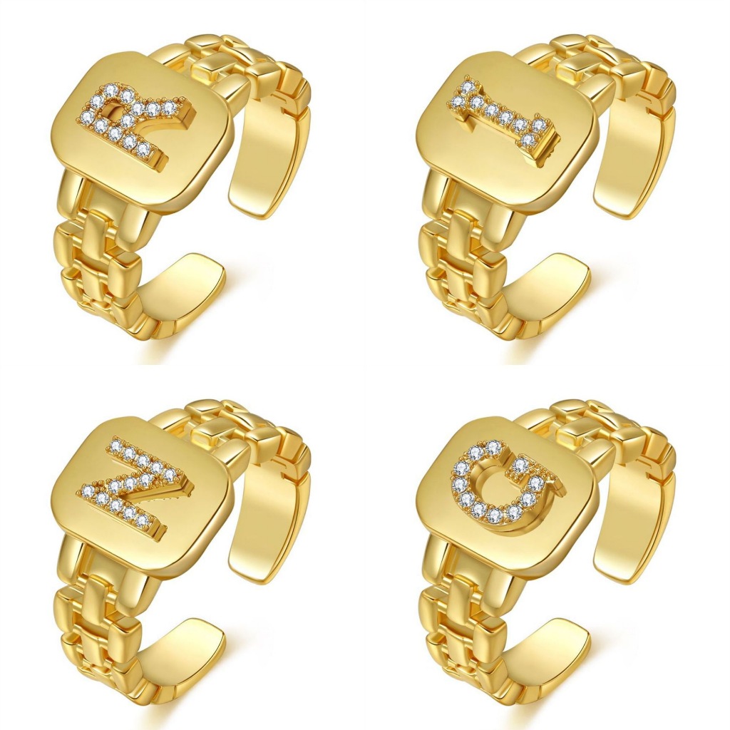 Anel Masculino Prata Letra - Comprar com Melhor Preço em Anéis