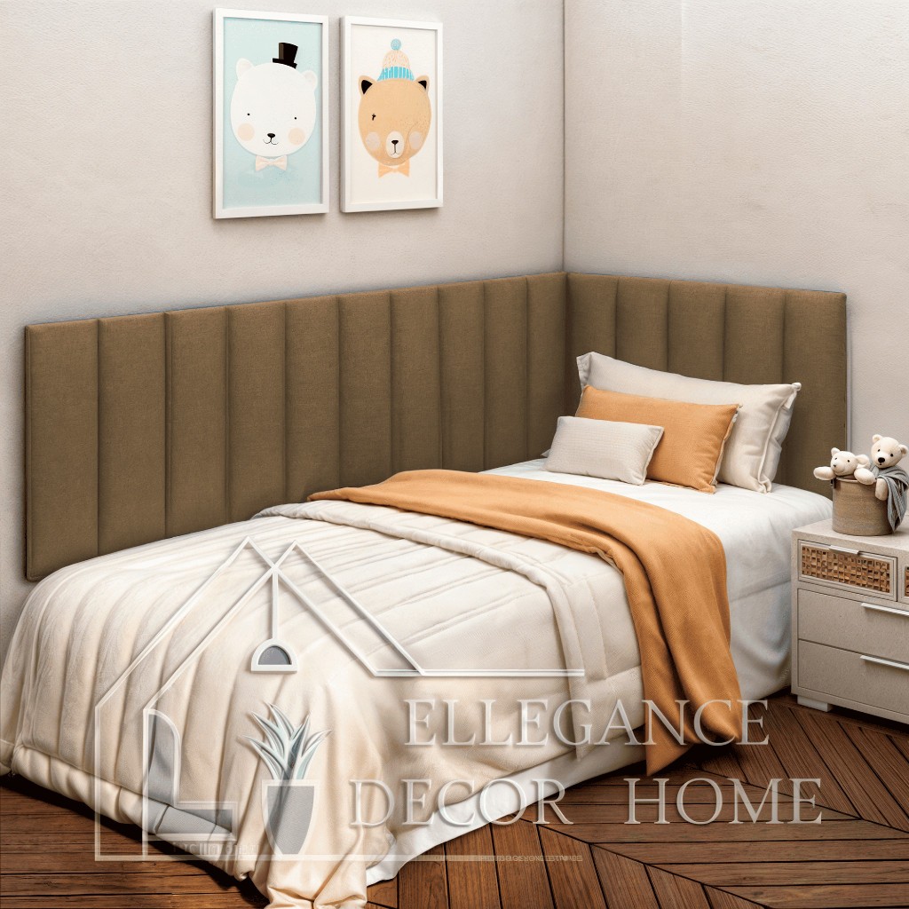 Cabeceira para Cama Box Casal/Solteiro Modular 45x20 cm – Estofada (Envio Rapido)