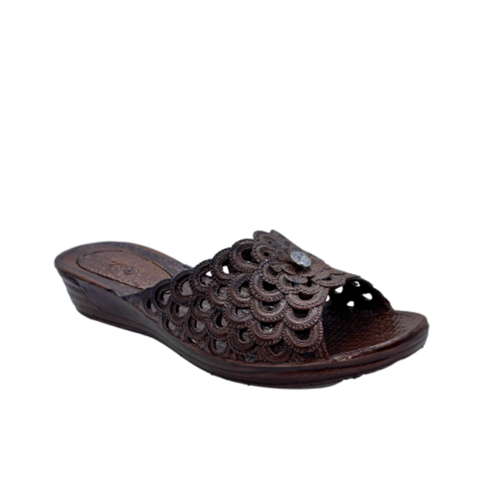 Tamanco Chinelo Chenk Rosa Kichen Esporao Antiderrapante PVC Confortavel