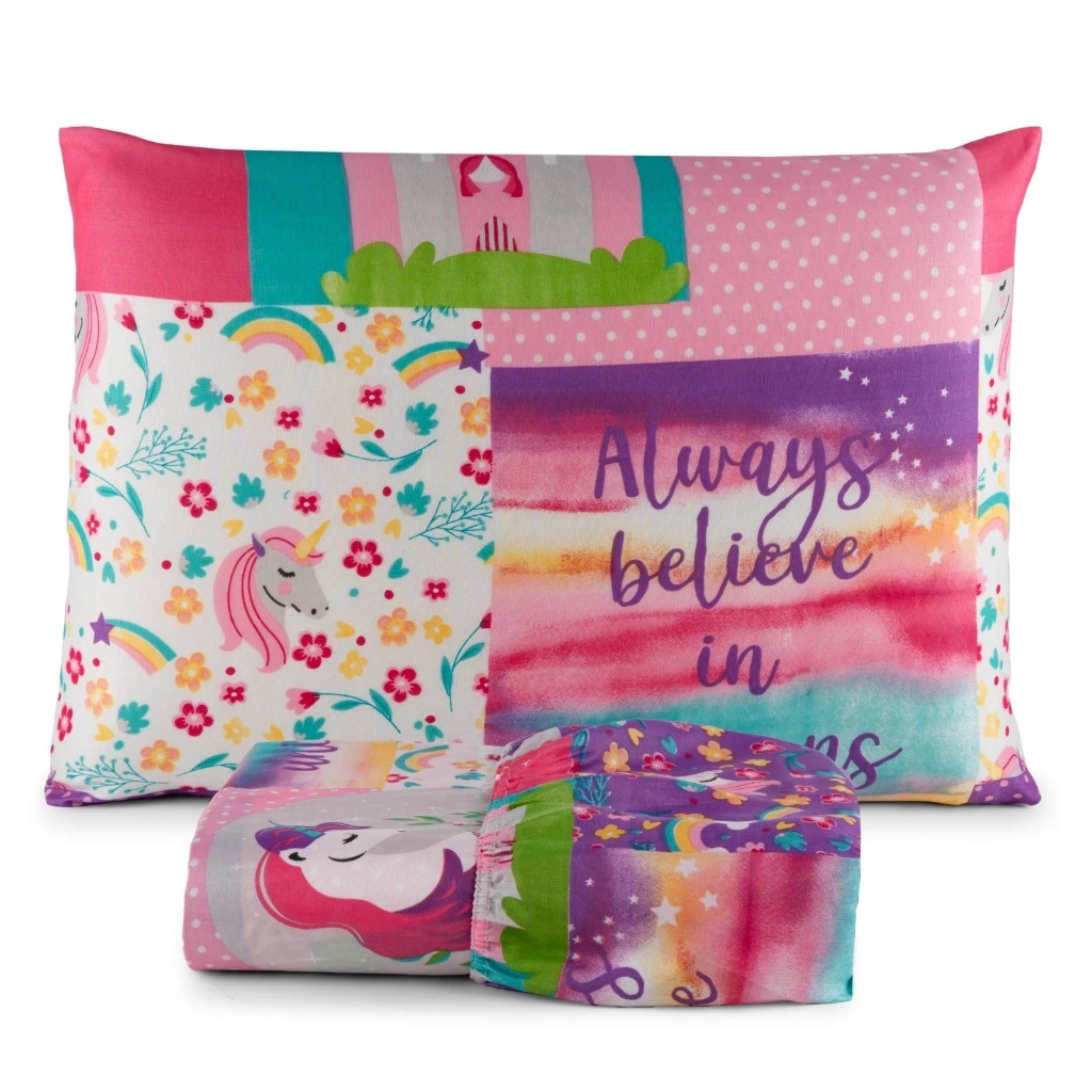 Jogo de Lençol Infantil 2 Peças Com Elástico Solteiro Estampas Divertidas Feminino e Masculino em Oferta na Shopee