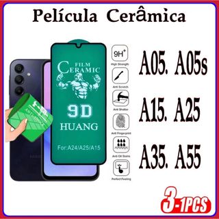 Película Cerâmica 9D 3D Samsung Gel Hidrogel Flexíve A05 A05S A15 A25 A35 A55