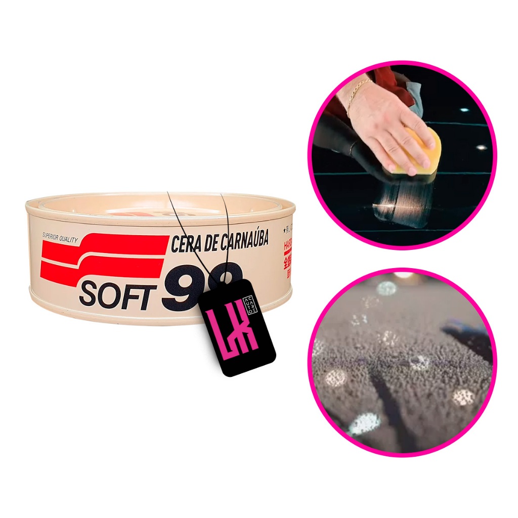Cera All Colors 100g Soft99 - Carnaúba Premium Automotiva
