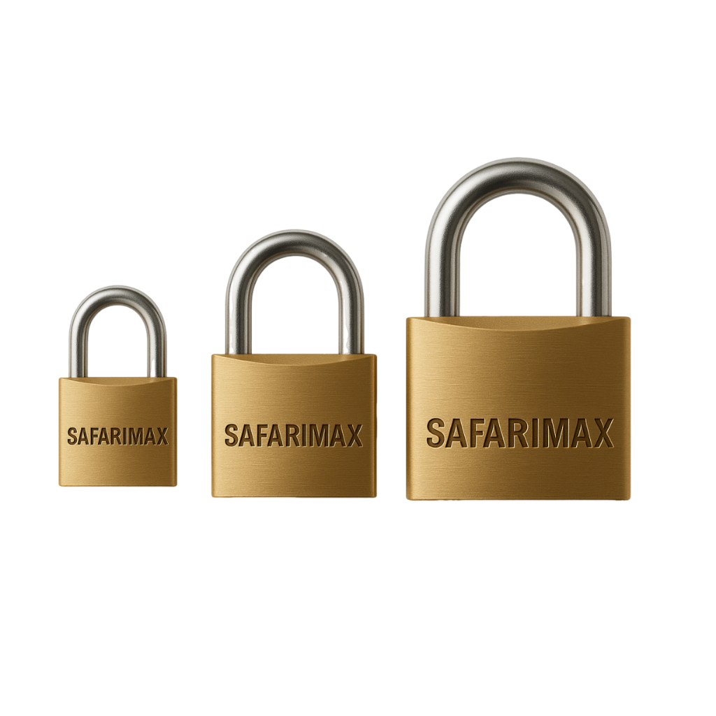 3 Cadeados Reforçado kit 20mm/25mm/30mm