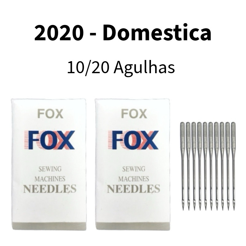 10/20 Agulhas Maquina Costura Doméstica 2020 Nº9/11/12/13/14/16