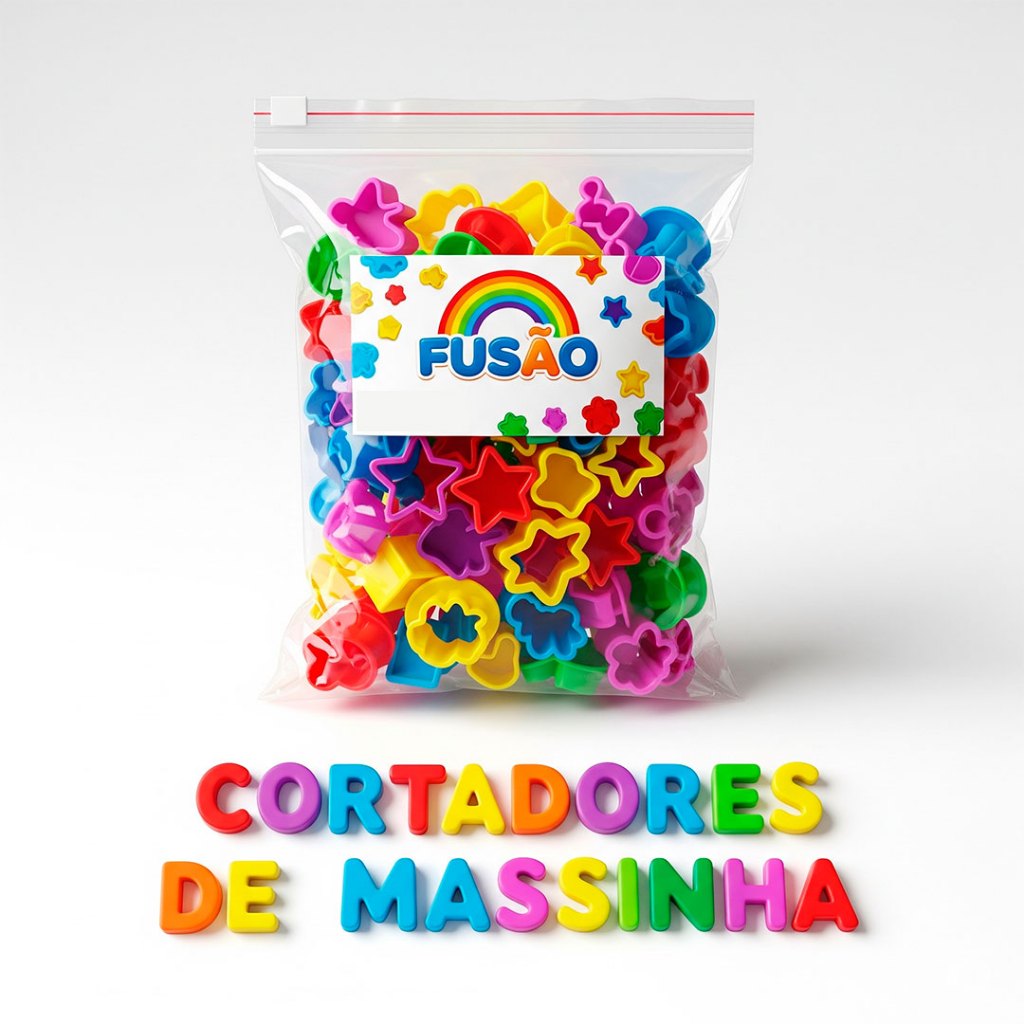 Cortador Molde Forminha p/ Massinha de Modelar Kit Festa Lembrancinha