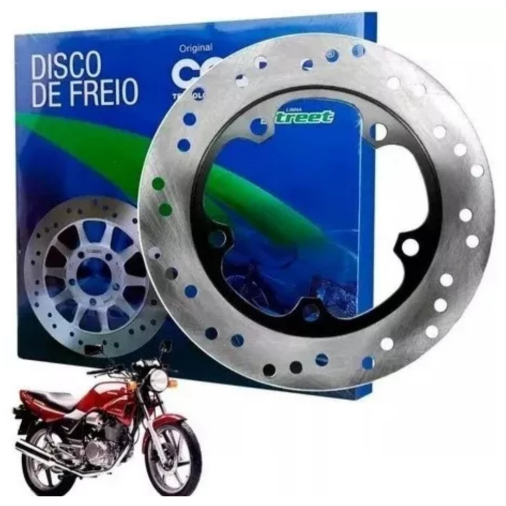 Disco Freio Dianteiro Honda CBX 200 STRADA 1993 1994 1995 1996 1997 1998 1999 2000 2001 2002 COBREQ