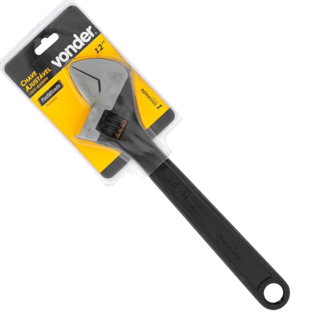 Chave Inglesa Ajustável 12 Polegadas Fosfatizada Vonder em Oferta na Shopee