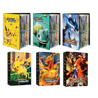 Álbum Pokémon em PVC para 240 Cartas Anime No Brasil em Oferta na Shopee