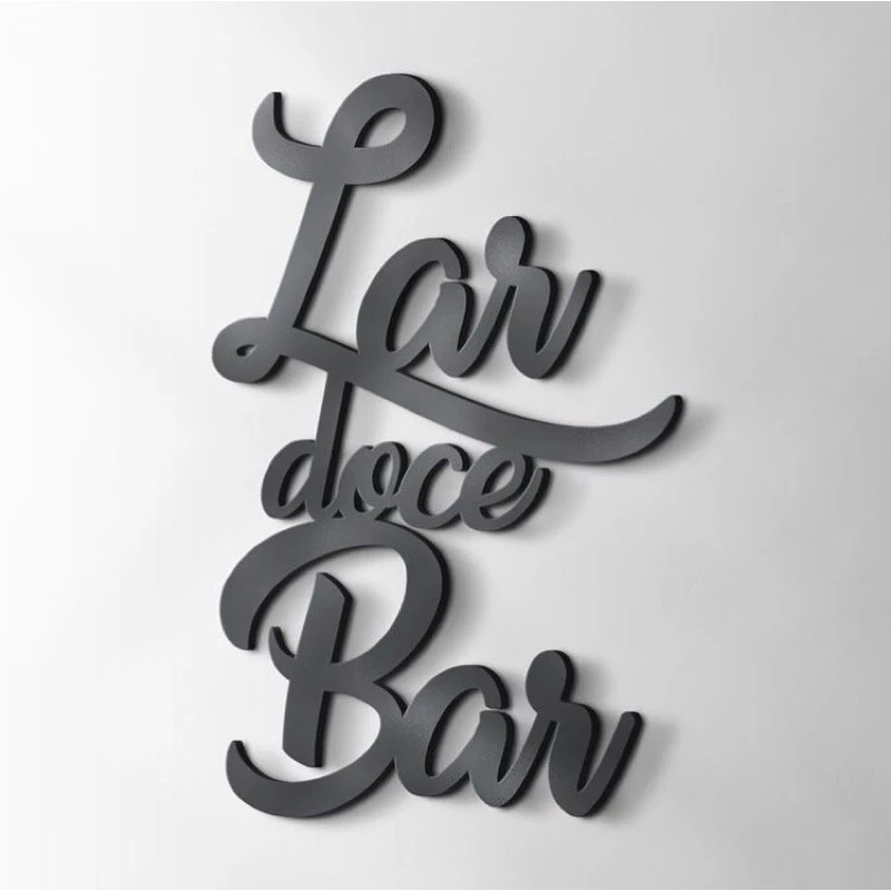 Painel Decorativo Lar Doce Bar Mdf Placa Decoração Barzinho