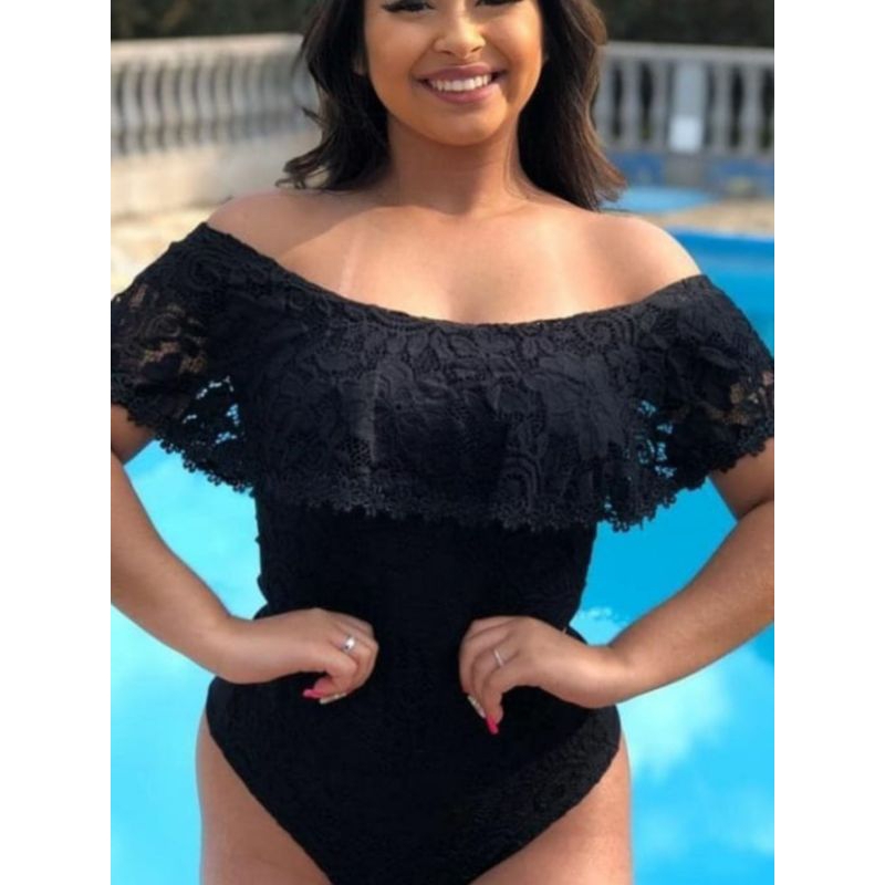 Body Ciganinha Babado Renda