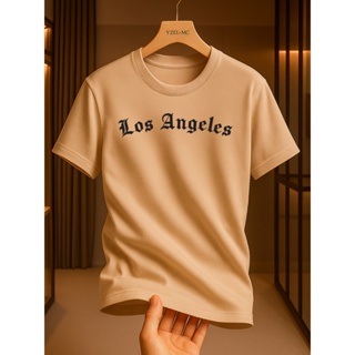Camiseta Infantil Menino Menina Los Angeles 100% Algodão em Oferta na Shopee