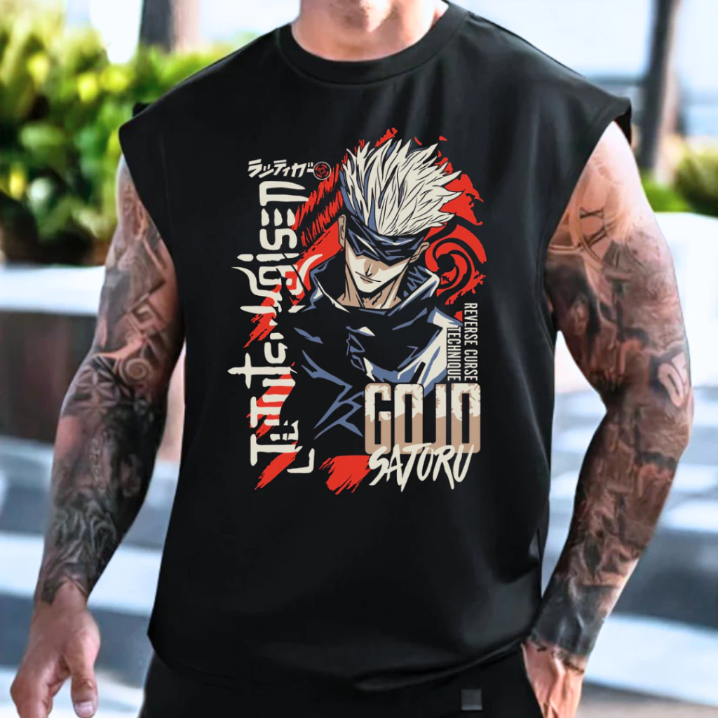 Regata Streetwear Camisa Masculina Estilo Verão Praia Summer Blusa Cavada Unissex Larga Algodão