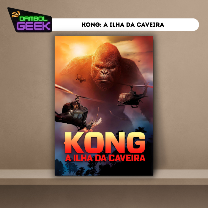 Kong A Ilha da Caveira Quadro decorativo
