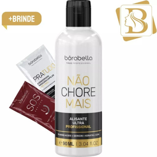 Borabella Progressiva Não Chore Mais 90ml Passo 2 | Orgânica Sem Formol | Alinhamento e Brilho em Oferta na Shopee