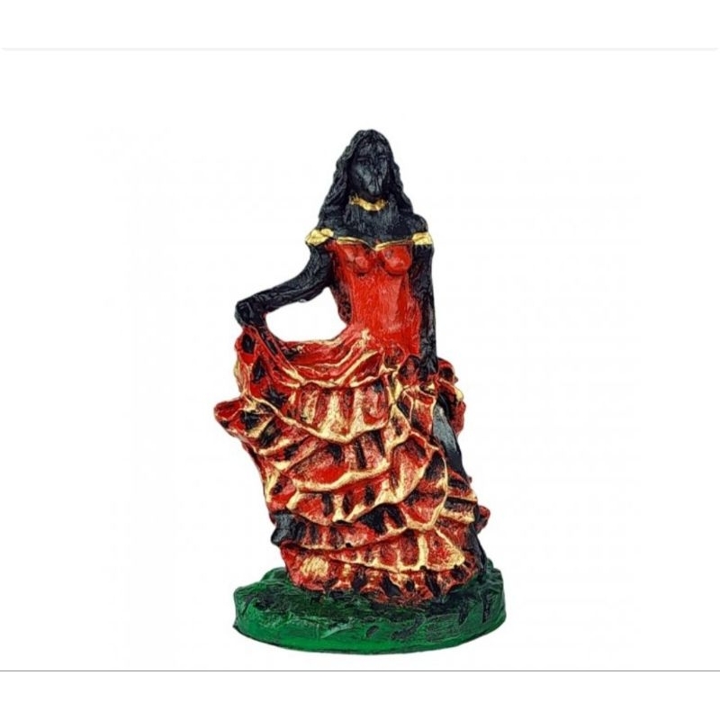 Estátua/Estatueta/imagem de Pomba Gira Maria Padilha em resina 10cm,  Umbanda, Candomblé e Quimbanda