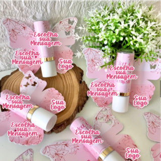 10/20/30/50 Cards + Adesivos Personalizados p/ Batom – Mimo/lembrancinha (Não acompanha batom) ESCOLHA A MENSAGEM E LOGO em Oferta na Shopee