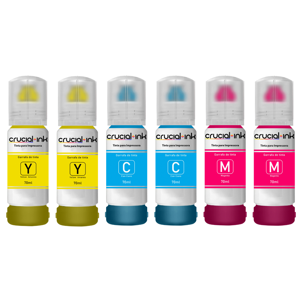 Kit 6 Tintas  Para Epson  Color L4250  L4160 L4150 L6270 L6171 em Oferta na Shopee