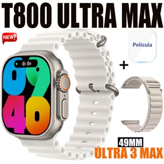 2026 Nova Série 10 Relógio T800 Ultra 3 max Smart Watch Esportivo Sem Fio À Prova D'água em Oferta na Shopee