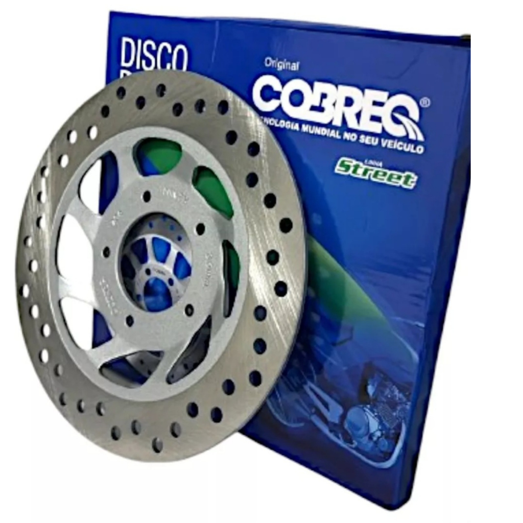 Disco Freio Dianteiro Honda Biz 125 2005 2006 2007 2008 2009 2010 2011 2012 2013 até 2018 Cobreq