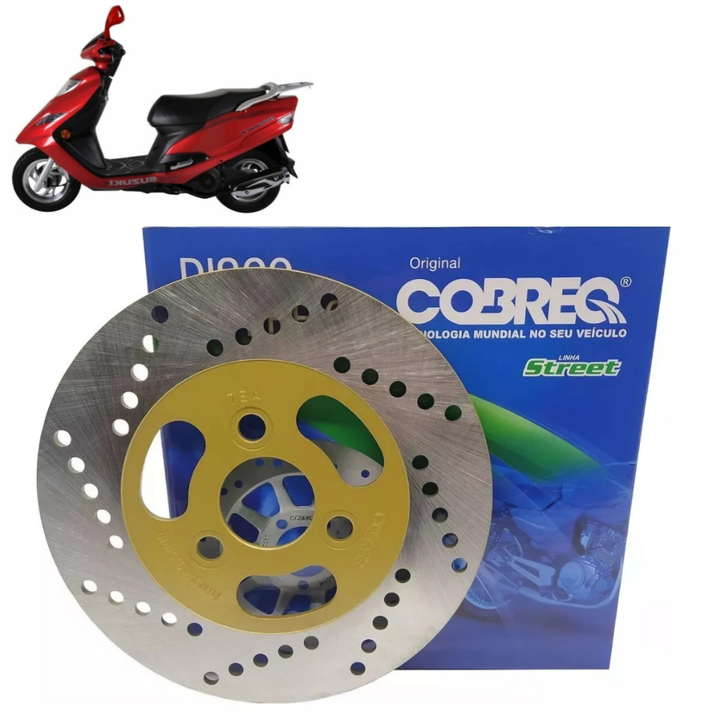 Disco Freio Dianteiro Suzuki BURGMAN 125 CARBURADA 2005 2006 2007 2008 2009 201