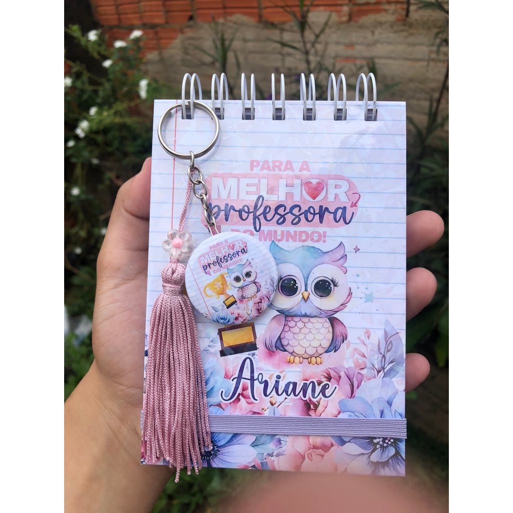 Bloco de Notas A6 - Personalizado - Sem Pauta