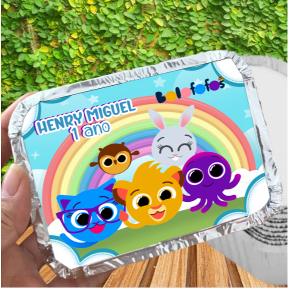 Marmita personalizada Bolo fofos Azul /  personalizados / kit marmita / lembrancinhas de aniversário / festa infantil
