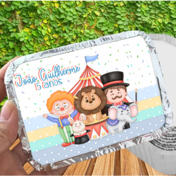 Marmita personalizada Circo Cand /  personalizados / kit marmita / lembrancinhas de aniversário / festa infantil