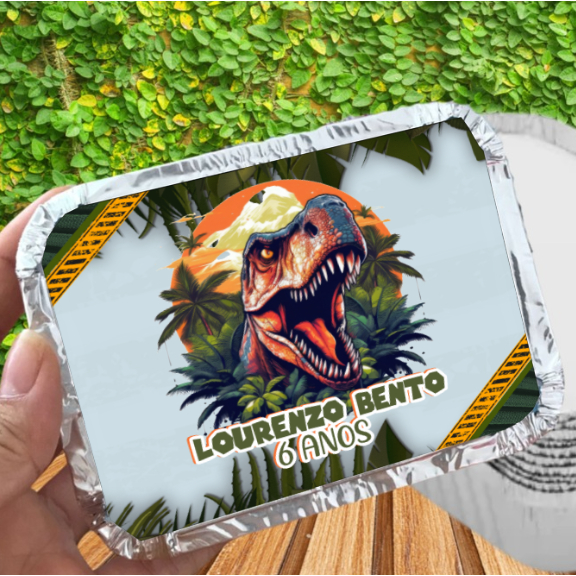 Marmita personalizada Dinossauro /  personalizados / kit marmita / lembrancinhas de aniversário / festa infantil