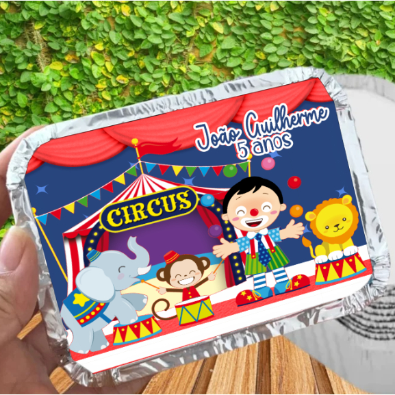 Marmita personalizada Circo /  personalizados / kit marmita / lembrancinhas de aniversário / festa infantil