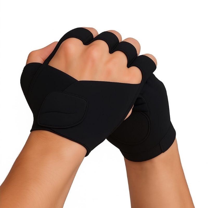 Luva Academia Completa Neoprene Antiderrapante Profissional Crossfit Musculação Unissex Protege Calos Completa