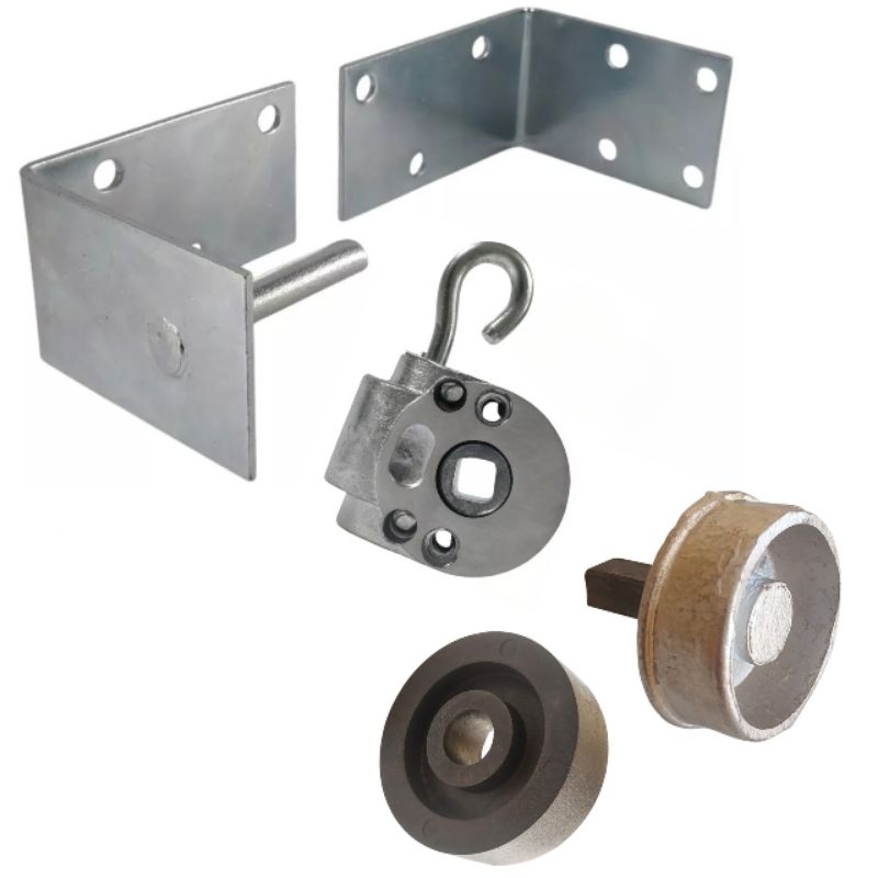 Kit Toldo Retratil Varanda Bucha 3' pol. Mancal maquina Toldo cortina quintal área externa Cobertura