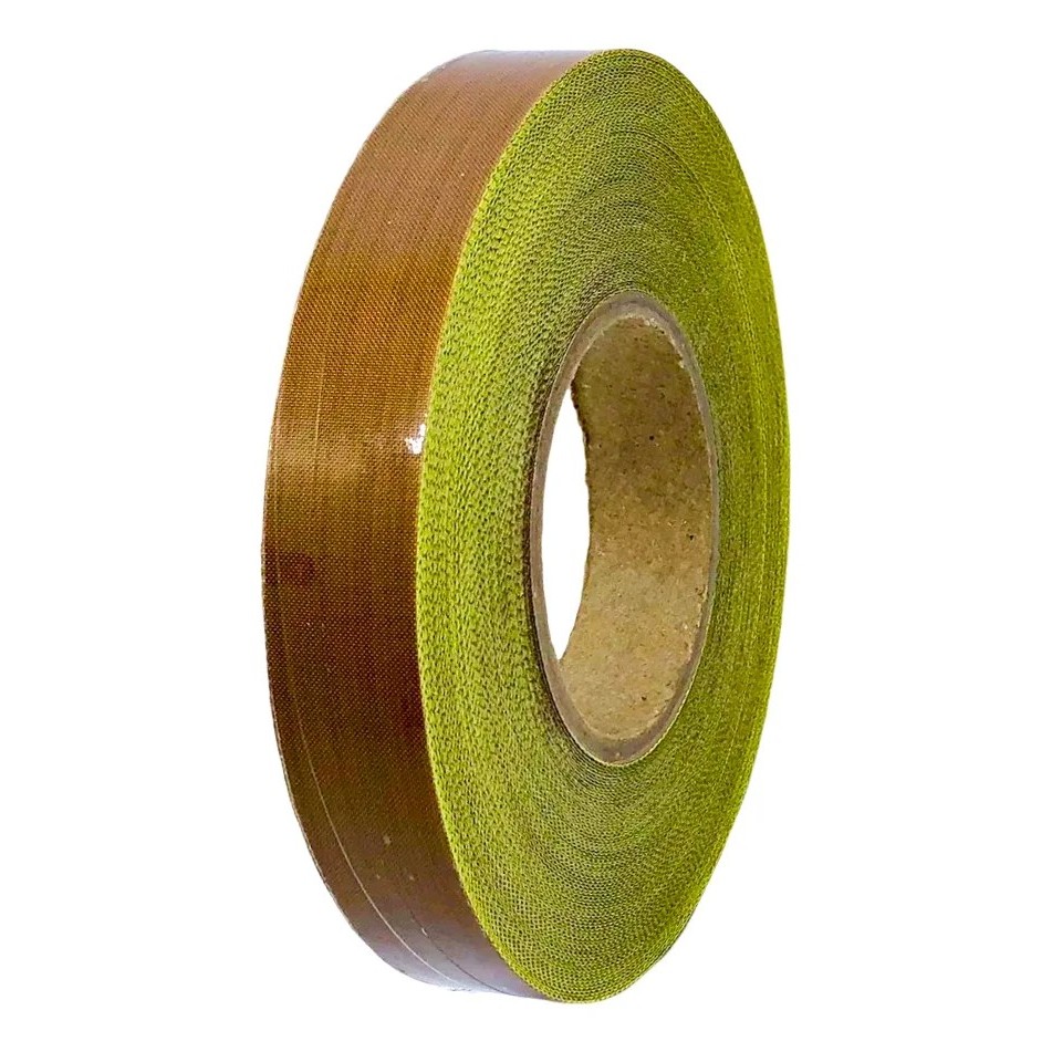 Fita Teflon Com Adesivo Embaladora A Vácuo 30mm Largura 1 Mt Cor Marrom