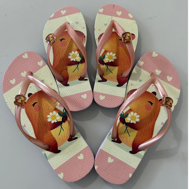 Mãe e Filha Chinelo  Lançamento Slim Várias Estampas Envio Imediato Confortável em Oferta na Shopee